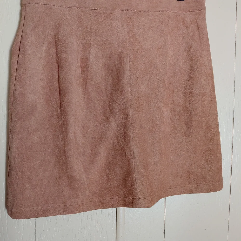 Flying Tomato Brown Fringe Mini Skirt Size M - Picture 4 of 6